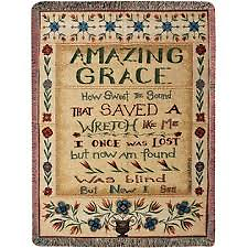 Amazing Grace Throw