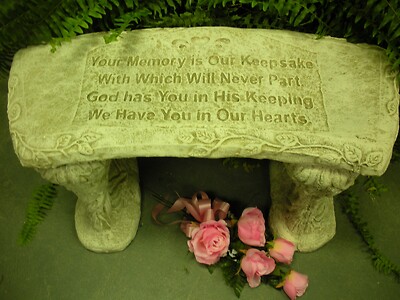 &quot;Your Memory is Our Keepsake&quot; Bench