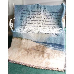 Footprints in the Sand Throw