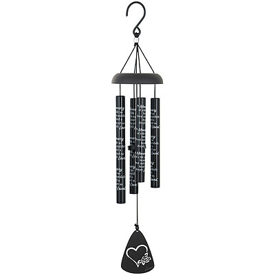 21&quot; &quot;Deeply Loved&quot; Black Chime