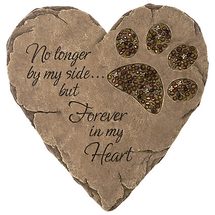 &quot;Pet Footprints&quot; Beadworks™ Garden Stone