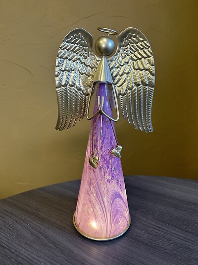 Murano Angel 13” Deco-Purple
