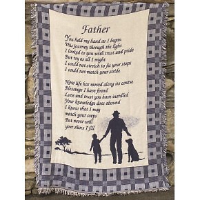 Father You Held (2 Layer) Throw