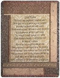 My Shepherd (23rd Psalm) Throw