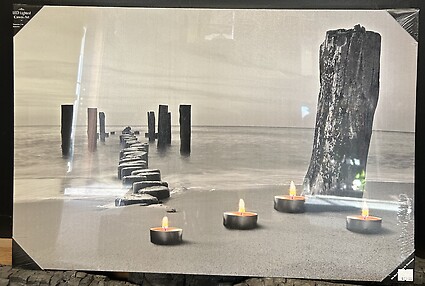 Lighted Beach Scene