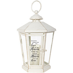 &quot;Heaven In Our Home&quot; Light The Way Lantern
