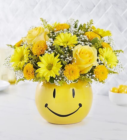 Smiley Bowl Bouquet